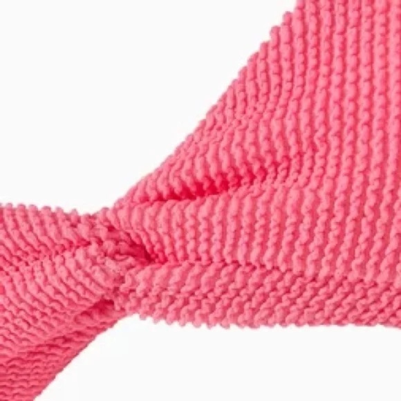 Good American Women’s Always Fit Bikini - Twisted Top & Good Waist Bottom Pink 0 - Picture 3 of 12